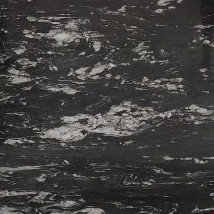 Cosmic Black Granite slab