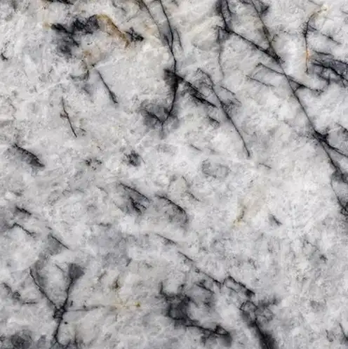 Crystal Black Quartzite slab