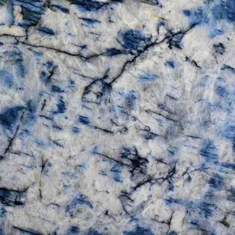 Crystal Blue Quartzite slab