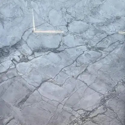 Super White Leathered Dolomite slab